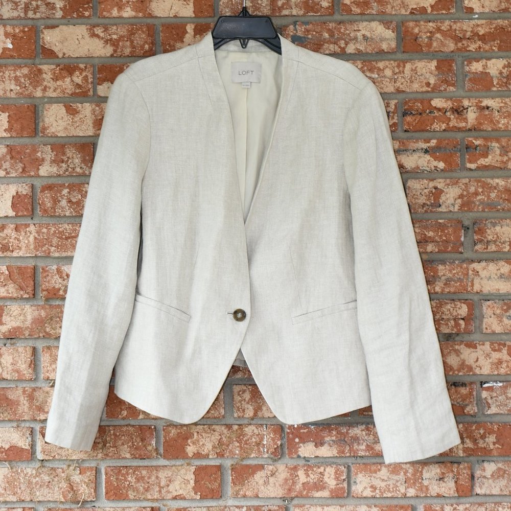 LOFT Linen Jacket/Blazer